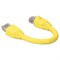 Add-On 6IN RJ-45 MALE TO RJ-45 MALE CAT6A STRAIGHT YELLOW UTP COPPER PVC PATC ADD-0-5FCAT6A-YW - alternate 3
